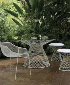 1100 1503a Cielo Round Dining Table East Hampton NY