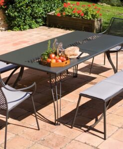 1100 1505a Sinatra Contemporary Rectangular Dining Table