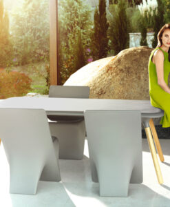 1100 2300a Vondom Sloo Modern Dining Table