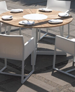 1100 2800a Moon Round Dining Table Southampton ny