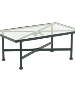 1400 1402b Palisades Traditional Rectangular Aluminum Coffee Table
