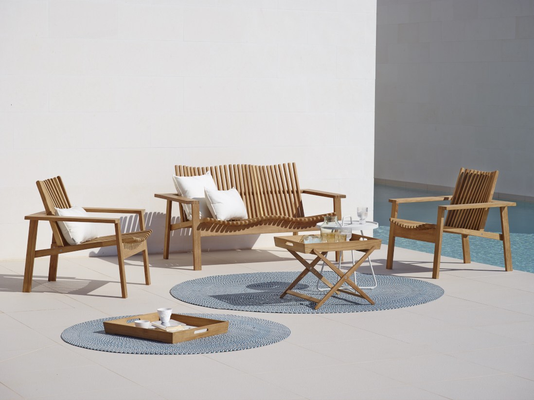 3200 1601a Maze Contemporary Outdoor 2 Seater Sofa