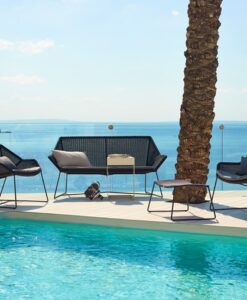 3200 1603a Inge Modern Outdoor High Back 2 Seater Sofa