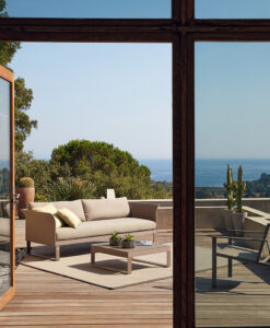 3300 1400a Santa Barbara Modern Outdoor 3 Seater Sofa