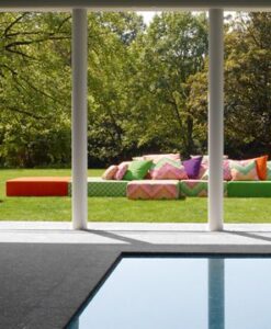 3400 2400a Missoni Modern Sectional Modular Outdoor Sofa Southampton NY