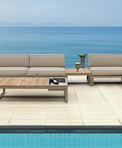 3400 2801a Luxury Modular Elements Champagne Outdoor Sofa
