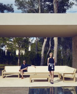 3400 4000a Vondom Frame Outdoor Modular Sofa Southampton NY