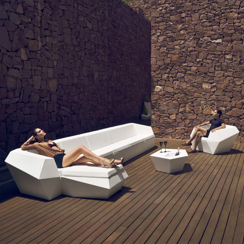 3400 4001a Vondom Faz Outdoor Modular Sofa Southampton NY