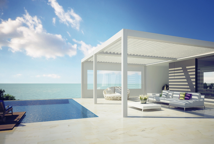 4300 4801c couture outdoor pergola automatic electric roof cuustom pavillion
