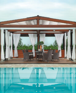 Retractable Fabric Roof Pergola | 4300a couture outdoor pergola fabric roof