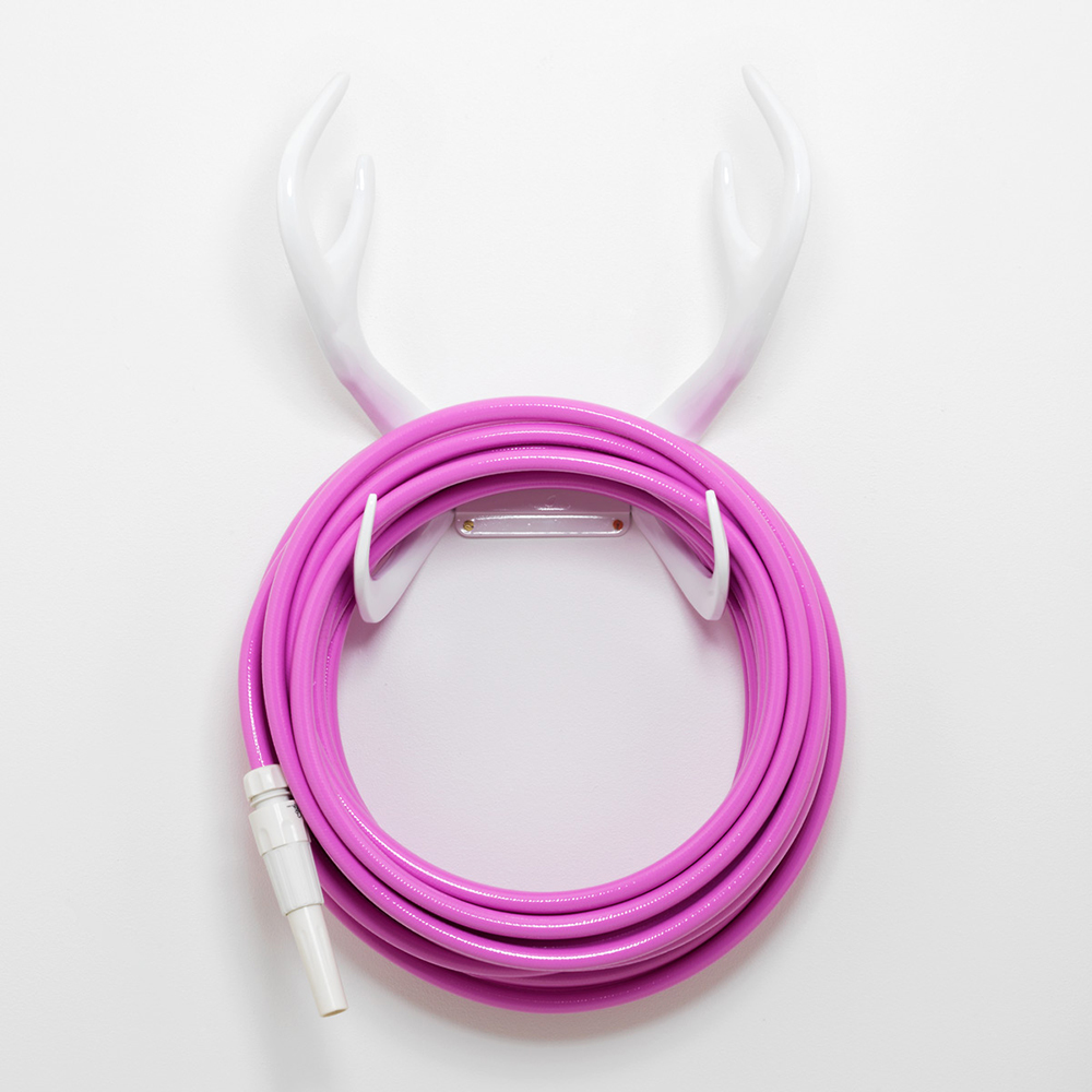 pink hose white hose white hose antler reindeer mount