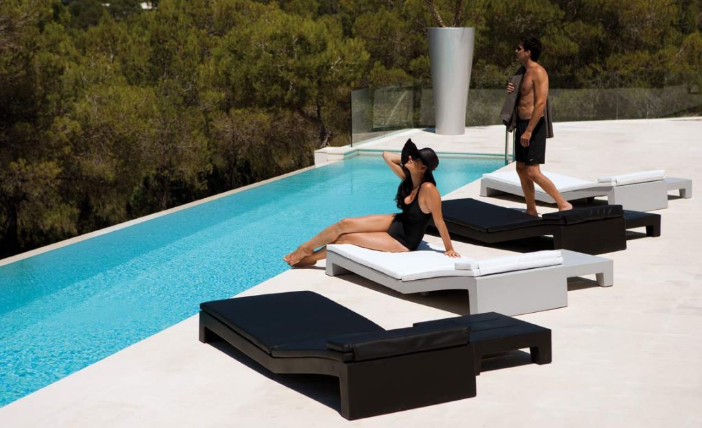 3500 4004e Vondom Jut Chaise Lounger