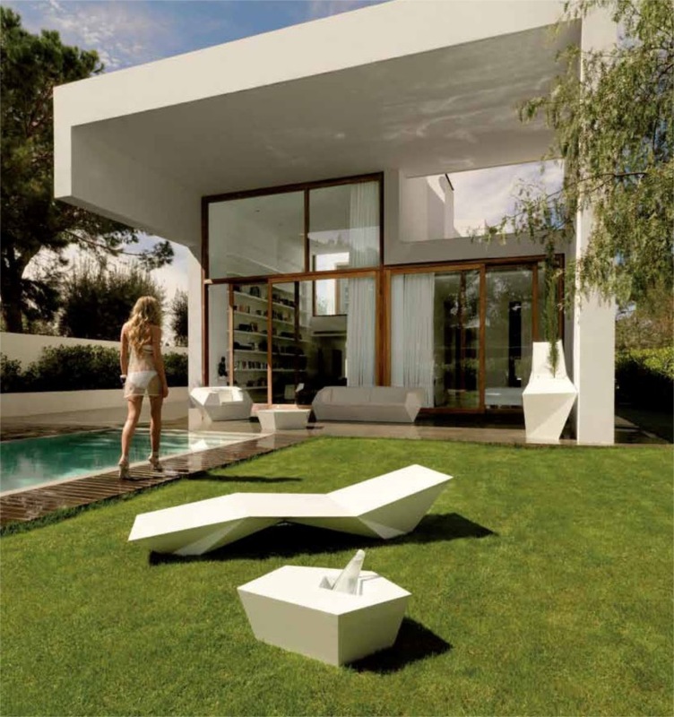 3500 4005b Vondom Faz Chaise Lounger