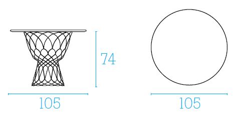 Cielo Bistro Table Collection Hospitality Commercial