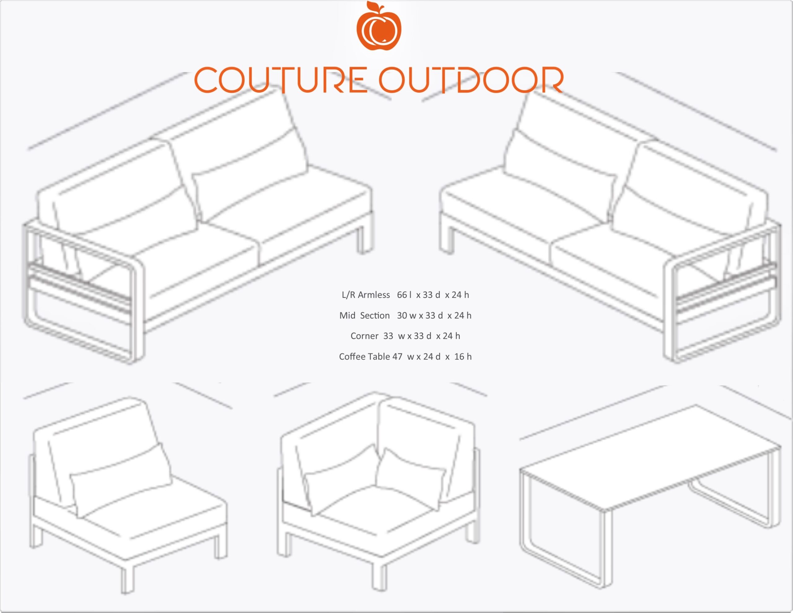 Karma Modular Sectional Seating Sofa - Image 4