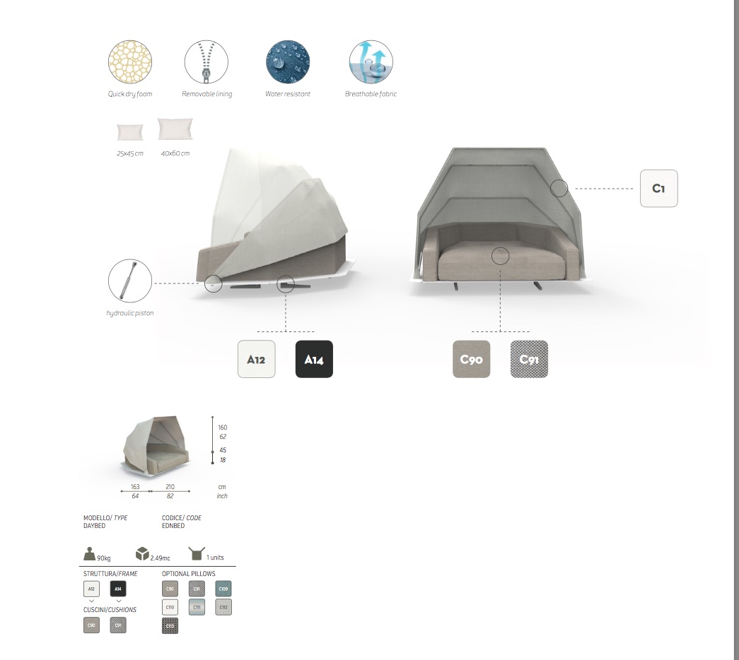 Ambrose Daybed Details
