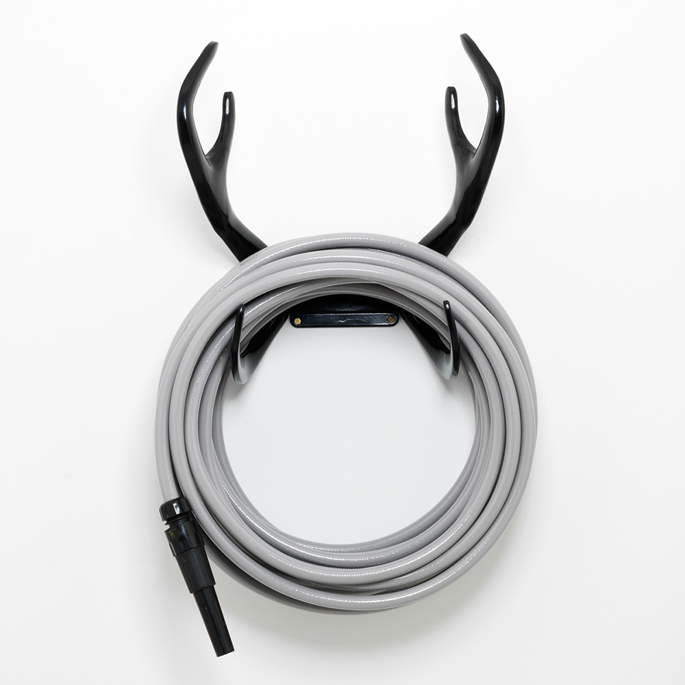 Color Garden Hose Grey Antler Hook