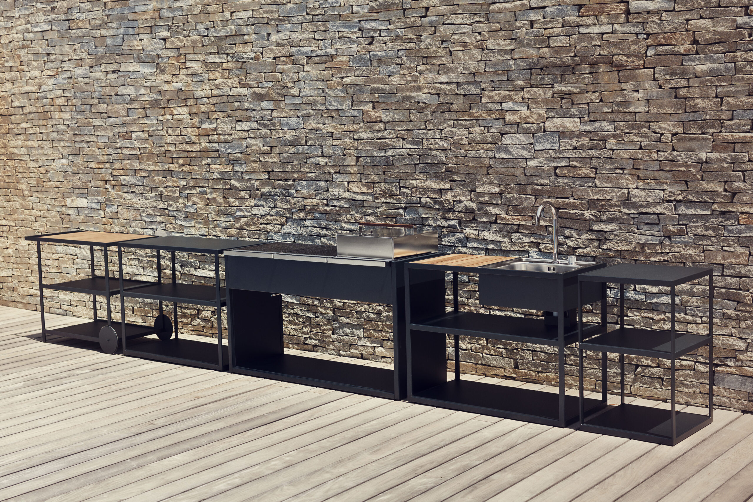 Customize to your wants and needs, with this modular grill and outdoor kitchen system. Able to curate the dreamiest delicacies and desserts. Designed with care and precision, with the amazing option for charcoal and or gas grill. Control temperatures for charcoal grill or the option for sonic boom bass technology on the charcoal grill as well. Best outdoor kitchen and outdoor grill around.