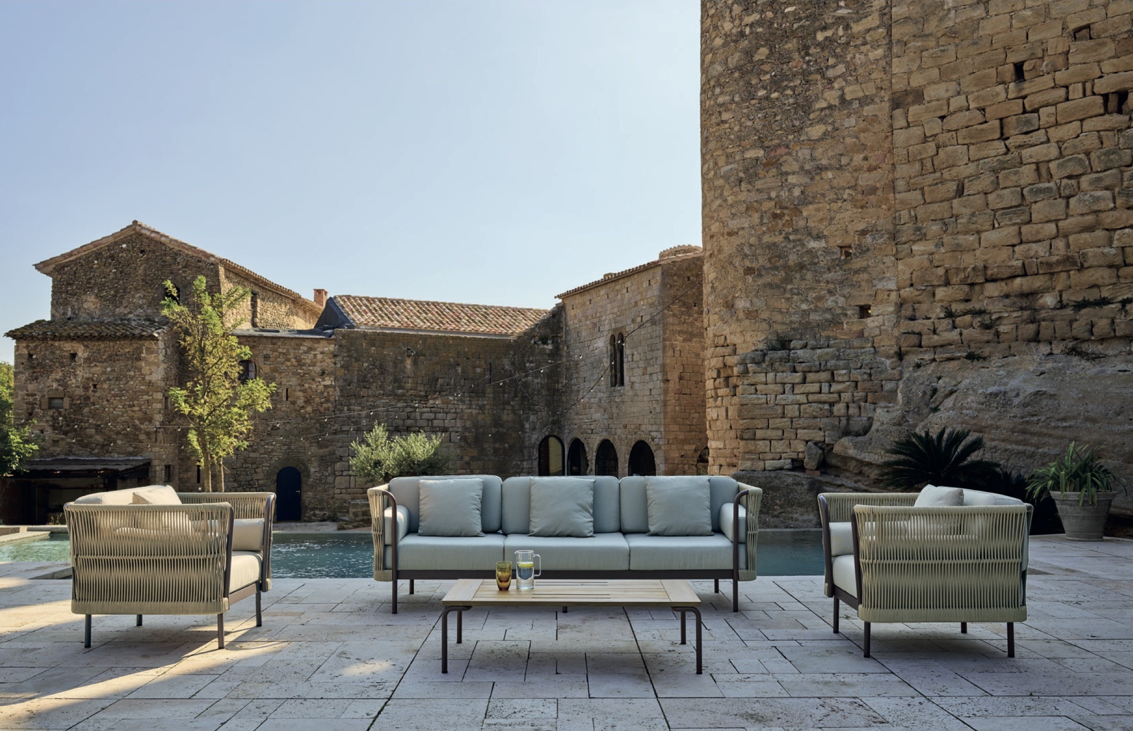 Rope 3 Seater Sofa - Image 2