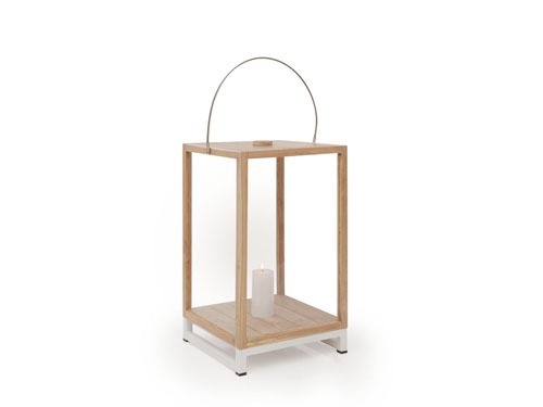 Bermudafied Teak Lanterns