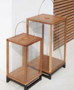 teak lanterns