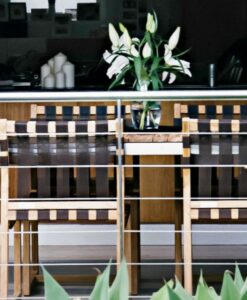strap dining chair