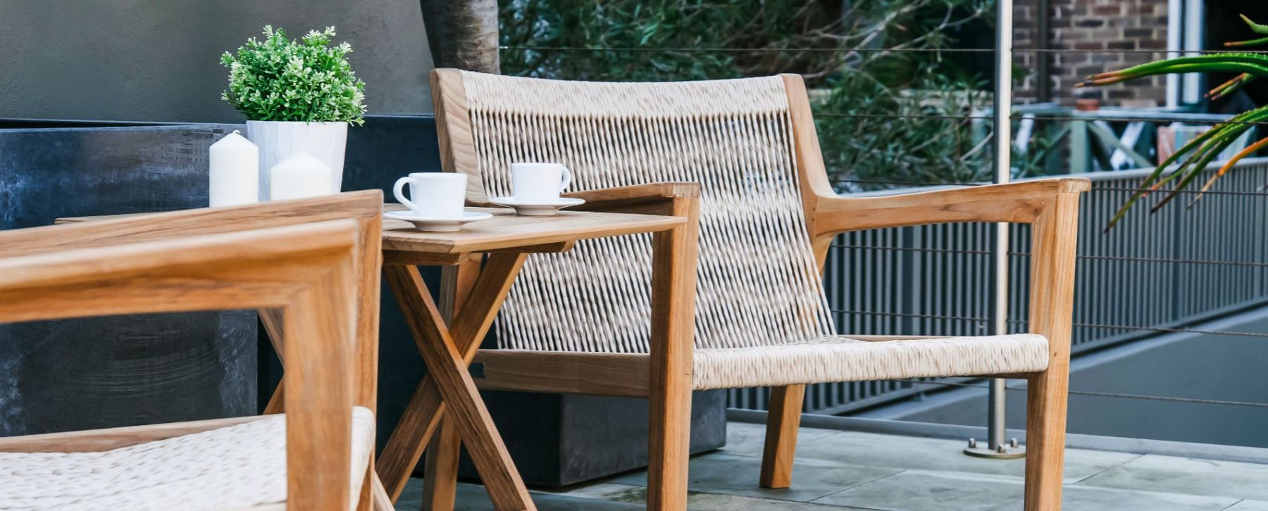 Avar Club Chairs Rocker Modern Teak Rope Pool Furniture Hotels Florida