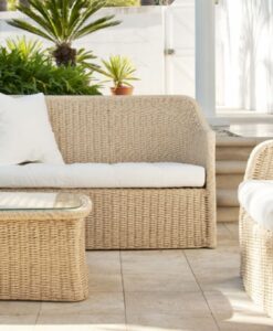 Rattan Wicker Sofa