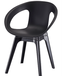 Modern Polypropyleen Open Side Dining Chair