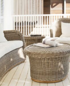 Havana 2 Seater Sofa and Club Chair Traditional Outdoor Furniture Hotels Hospitality