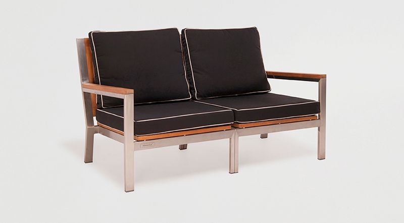 Bista 2 Seater Sofa Modern Outdoor Lounger Pool Furniture Contract