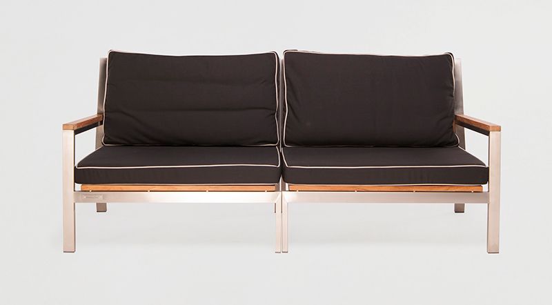 Bista 2 Seater Sofa Modern Outdoor Lounger Pool Furniture Contract