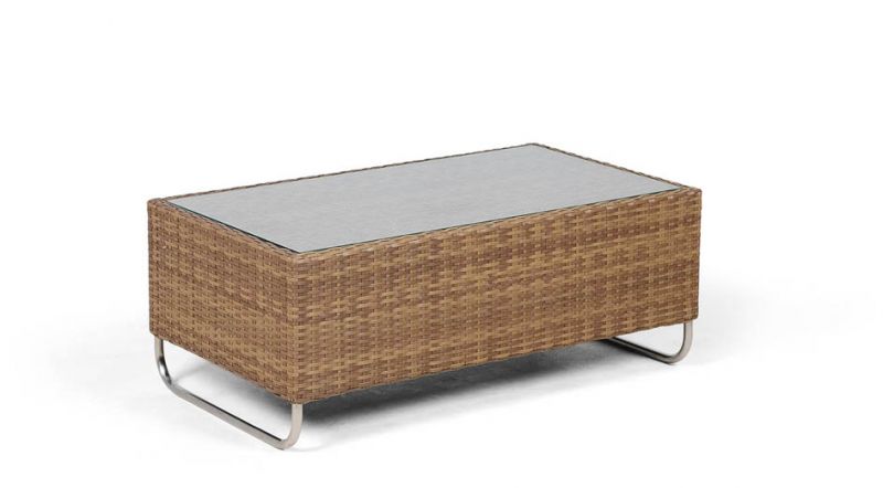 Delmer Coffee Table Wicker Hospitality Patio Furniture
