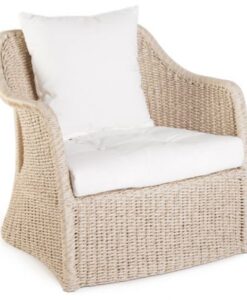 wicker 2 seater sofa