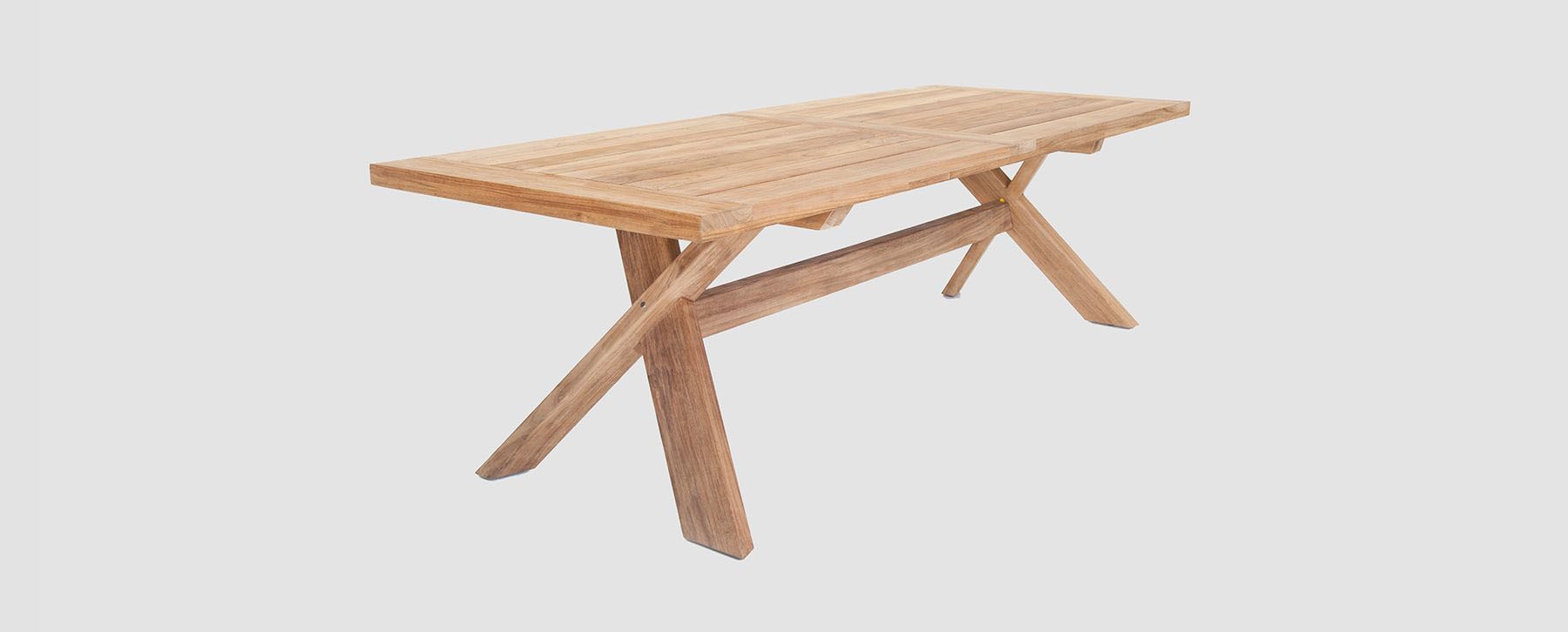 Nixon Dining Table Traditional Teak Outdoor Furniture Restaurants