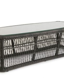wicker coffee table