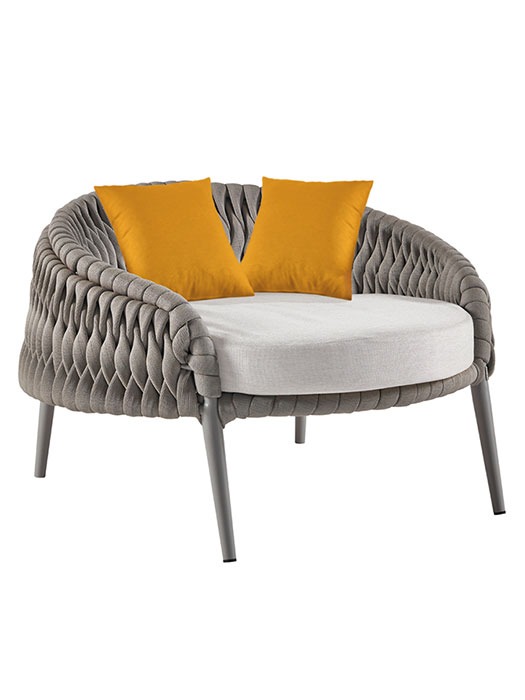 Kalife Club Chair Luxury Outdoor Rope Furniture Sunbrella Hamptons Sifas