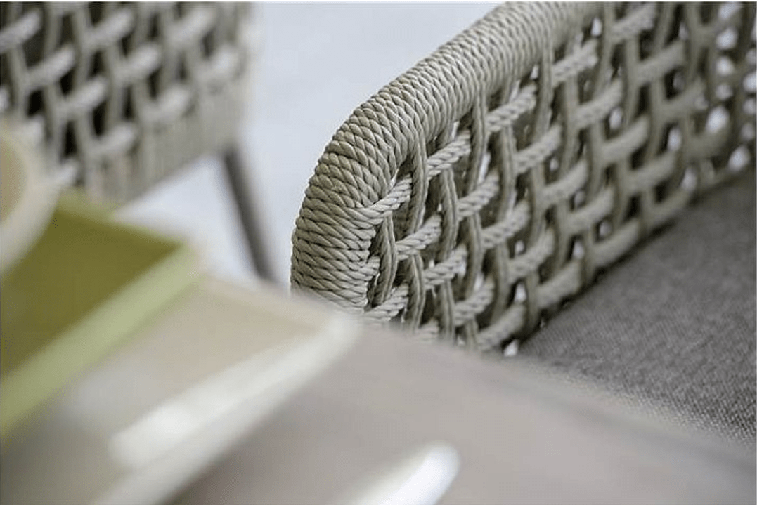 agreta dining luxury rope contemporary outdoor furniture