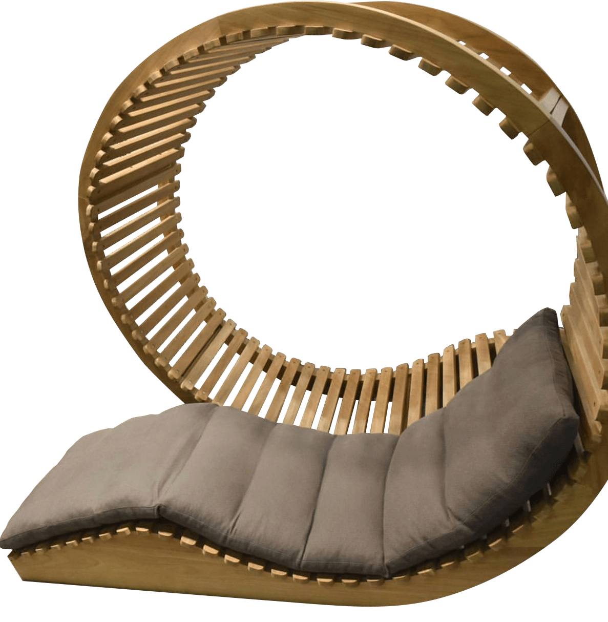 natural teak double daybed