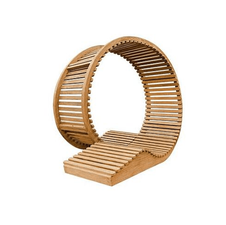 eclipse natural grade a teak round day bed