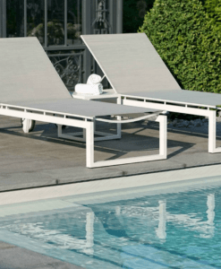 Sun Lounger with Wheels