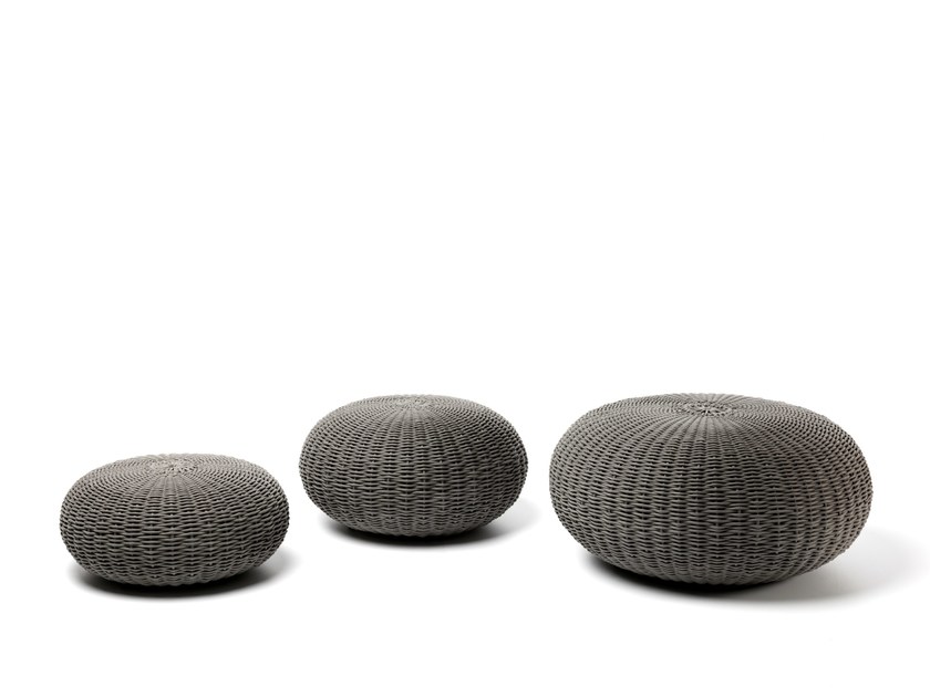 Jessi Rope Outdoor Ottomans Modern Outdoor Design Contract Residential Pool Furniture