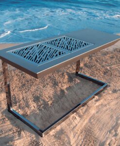 freestanding charcoal grill