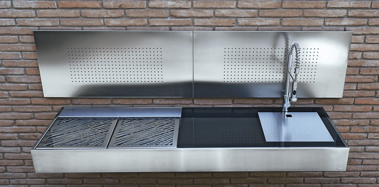Sleek Air 316 Floating Wall Mount Cantilever Grill - Image 13