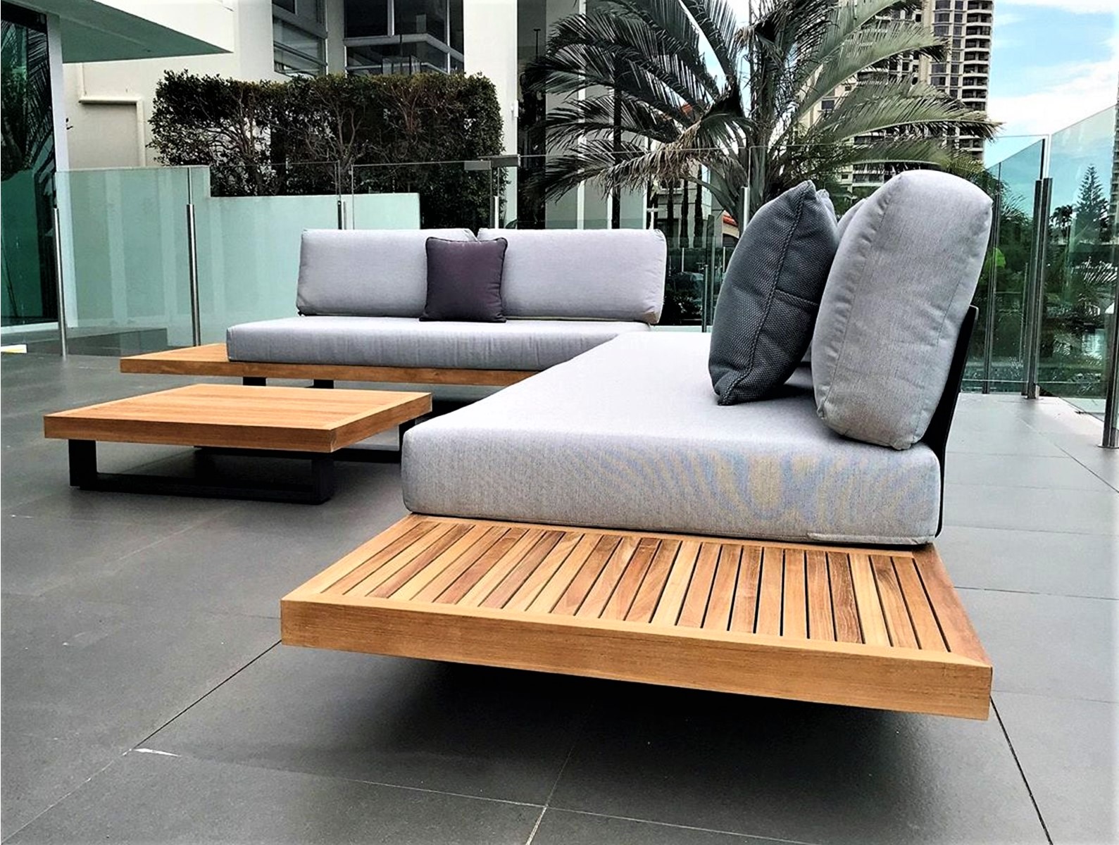 aaron teak black modular 2s 3s sectional sofa removeable back architecture modern design luxury hospitaltiy commercial hotel residential