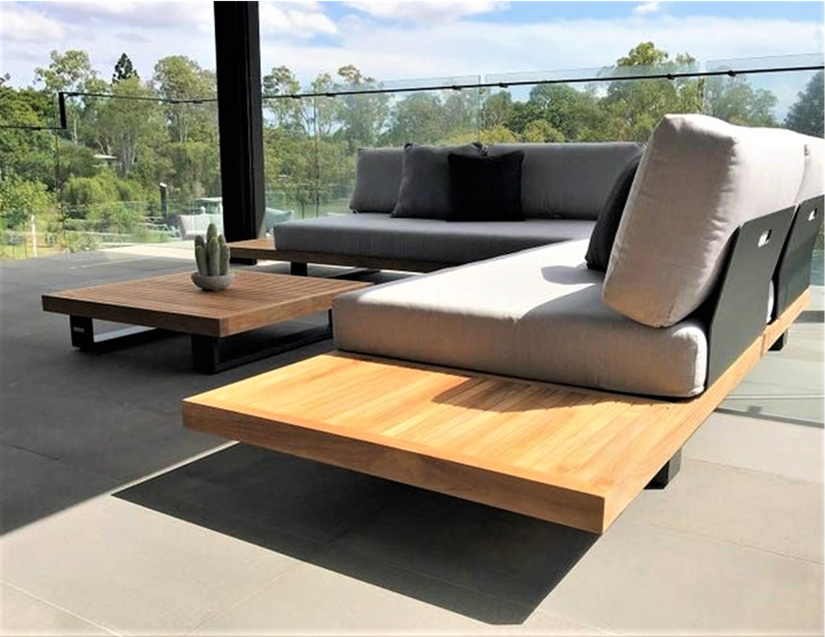 aaron teak black modular 2s 3s sectional sofa removeable back modern architecture design luxury hospitaltiy commercial hotel residential