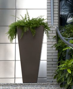Tapered Stainless Steel Custom Planter