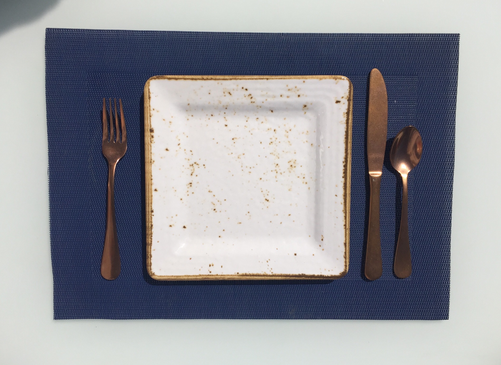 Melamine Brown Speckled Plates - Image 4