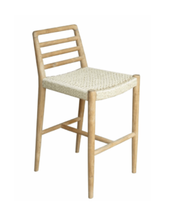 collem bar stool with backrest