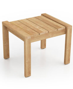 Belize teak side table modern luxury